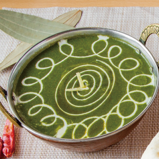 インドスパイスチキンとほうれん草のレシピ